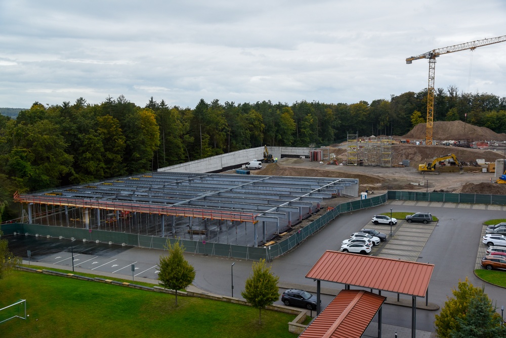 Progress continues on new Panzer Commissary construction at U.S. Army Garrison Stuttgart