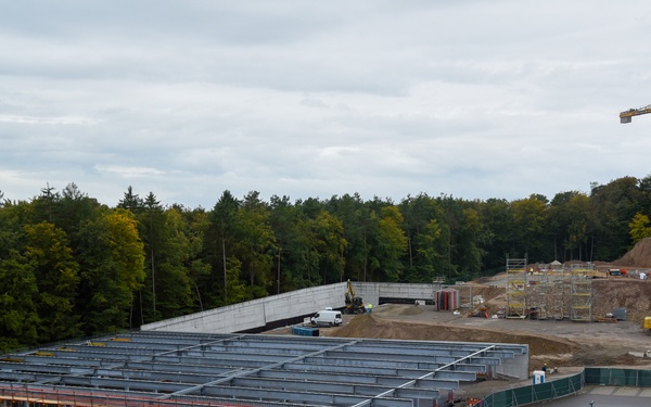 Progress continues on new Panzer Commissary construction at U.S. Army Garrison Stuttgart