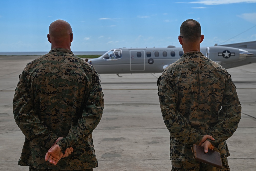 U.S. Marine Corps Brigadier General Hennigan Visits Joint Task Force Southern Guard
