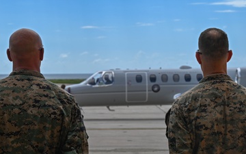 U.S. Marine Corps Brigadier General Hennigan Visits Joint Task Force Southern Guard