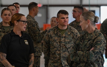 U.S. Marine Corps Brigadier General Hennigan Visits Joint Task Force Southern Guard
