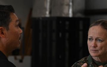 U.S. Marine Corps Brigadier General Hennigan Visits Joint Task Force Southern Guard