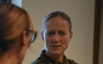 U.S. Marine Corps Brigadier General Hennigan Visits Joint Task Force Southern Guard
