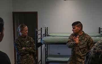 U.S. Marine Corps Brigadier General Hennigan Visits Joint Task Force Southern Guard