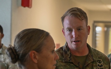 U.S. Marine Corps Brigadier General Hennigan Visits Joint Task Force Southern Guard
