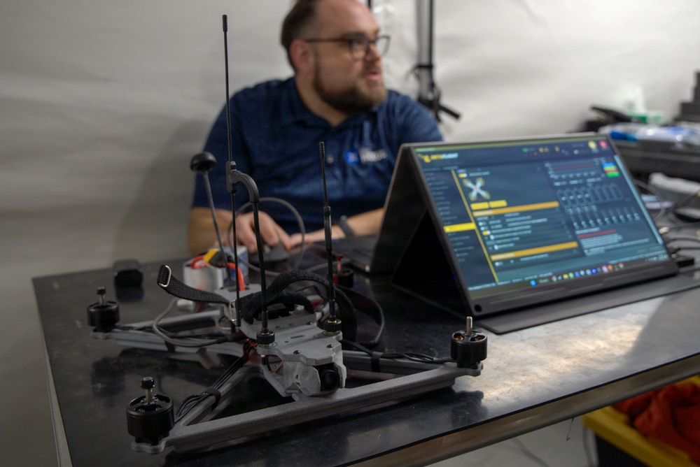 HAAF Innovation Center receives training on Expeditionary Manufacturing Cell and FPV drones