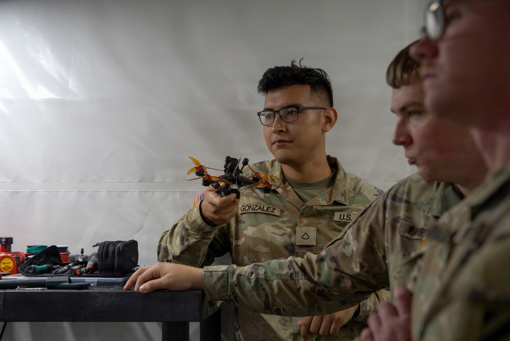 HAAF Innovation Center receives training on Expeditionary Manufacturing Cell and FPV drones