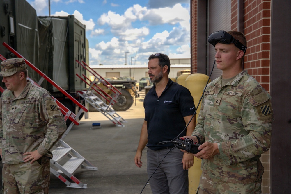 HAAF Innovation Center receives training on Expeditionary Manufacturing Cell and FPV drones