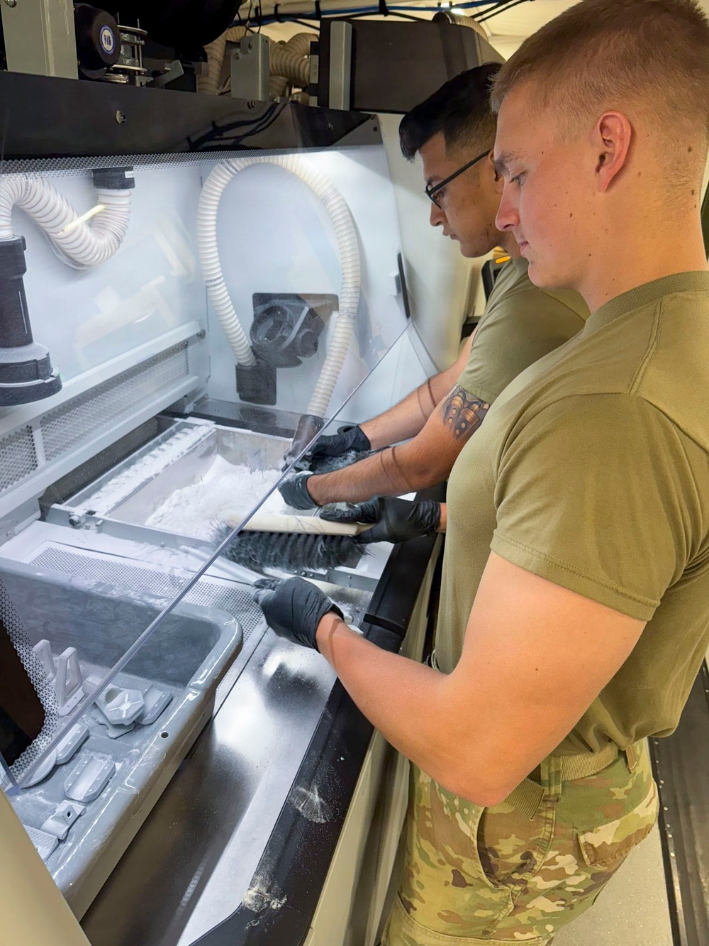 HAAF Innovation Center receives training on Expeditionary Manufacturing Cell and FPV drones