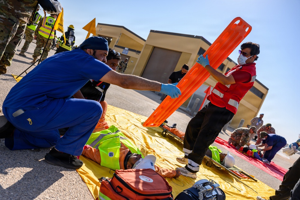 U.S. Airmen and Saudi Partners Train for Emergency Response