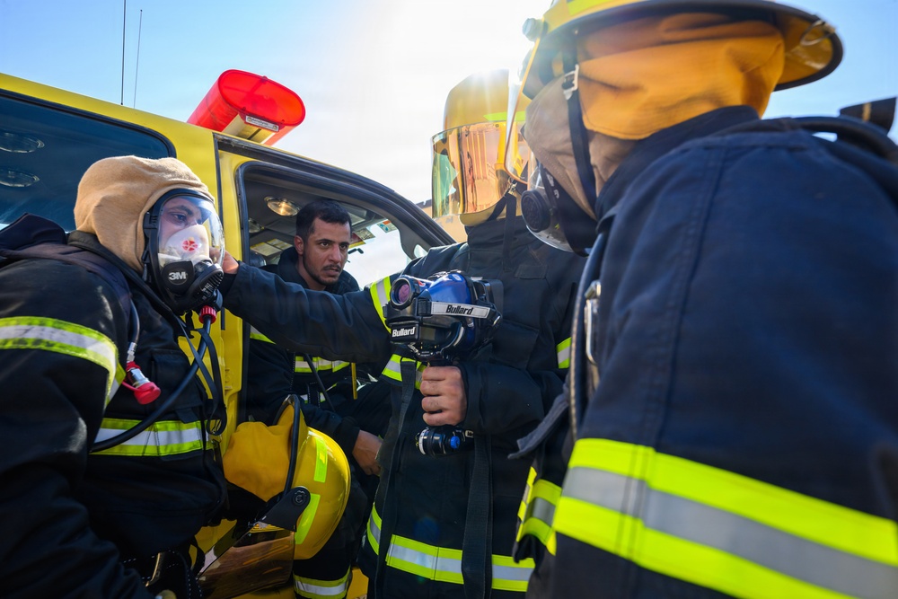 U.S. Airmen and Saudi Partners Train for Emergency Response