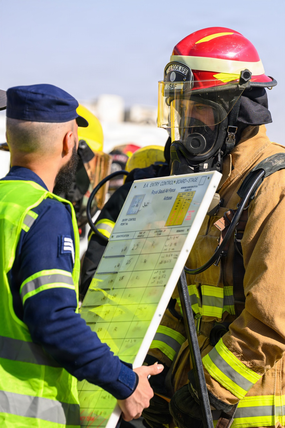 U.S. Airmen and Saudi Partners Train for Emergency Response
