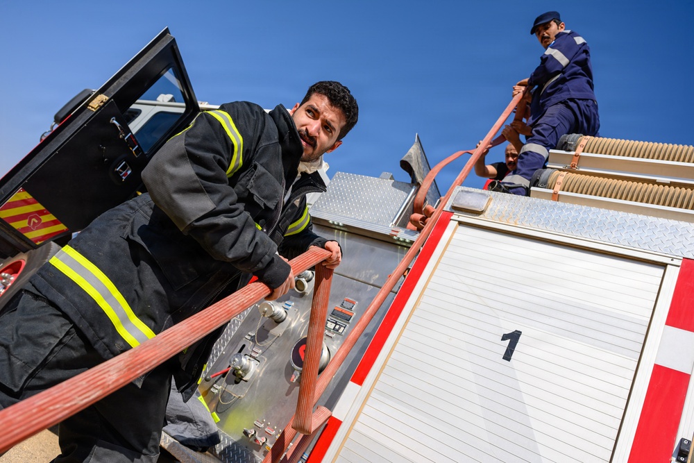 U.S. Airmen and Saudi Partners Train for Emergency Response