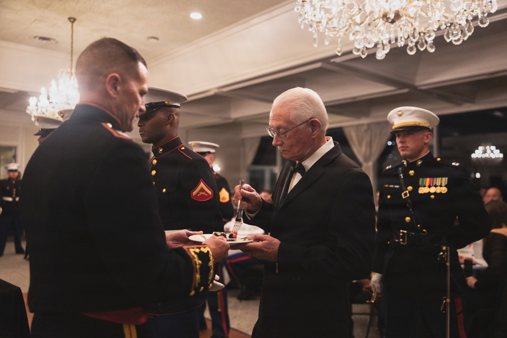 4th Marine Corps District's 250th Birthday Ball Ceremony