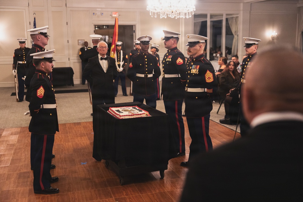 4th Marine Corps District's 250th Birthday Ball Ceremony