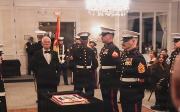 4th Marine Corps District's 250th Birthday Ball Ceremony