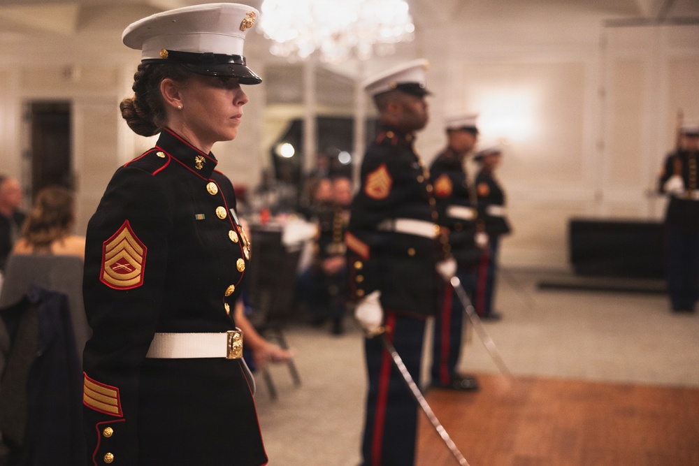 4th Marine Corps District's 250th Birthday Ball Ceremony