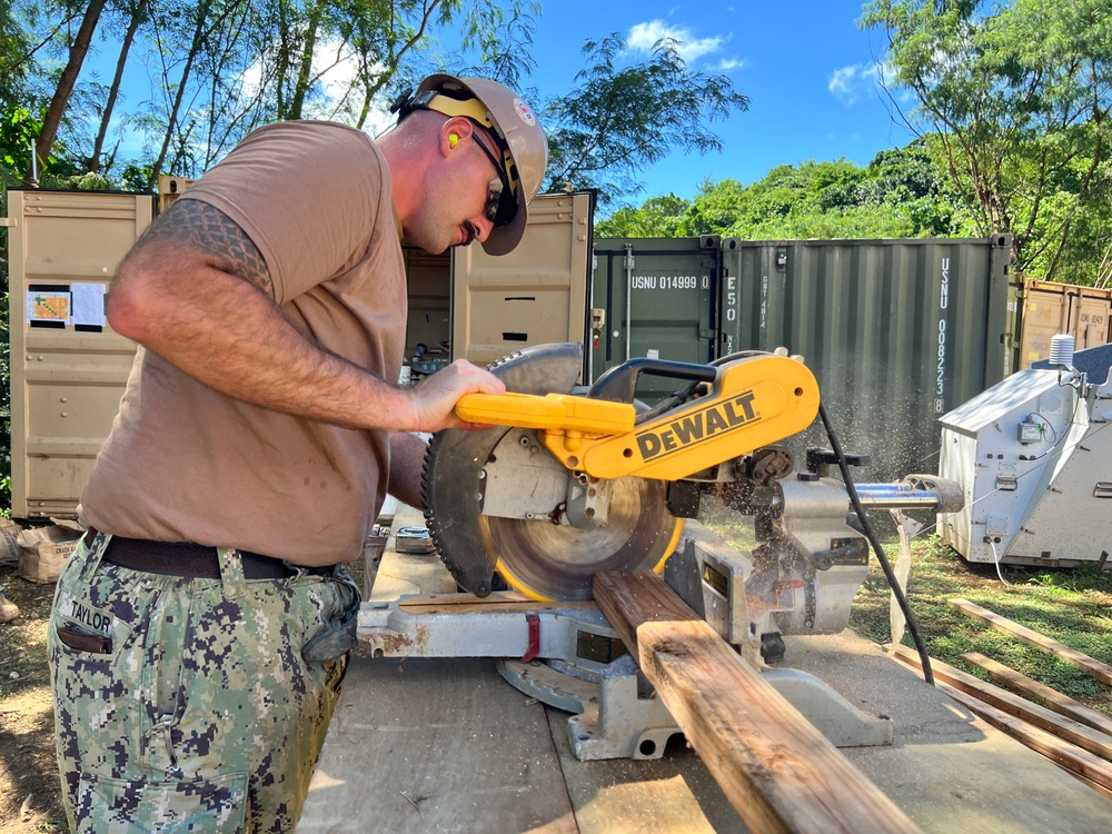 NMCB 133 Deployed to Tinian