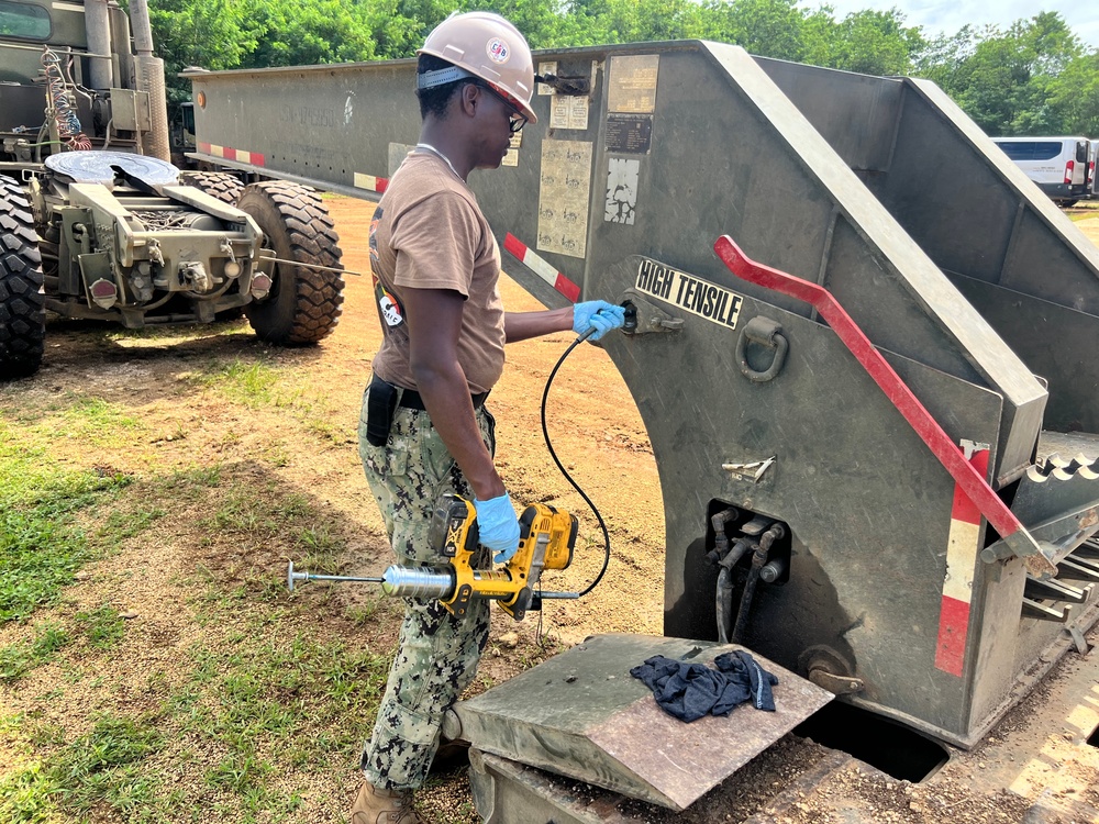 NMCB 133 Deployed to Tinian