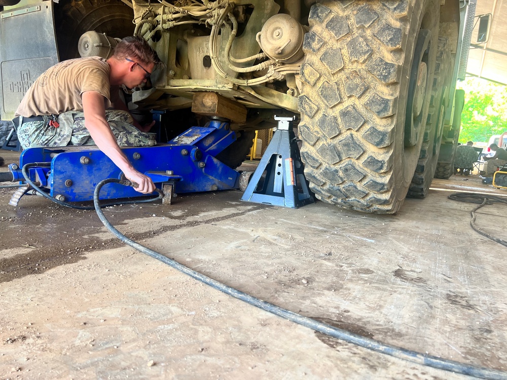 NMCB 133 Deployed to Tinian