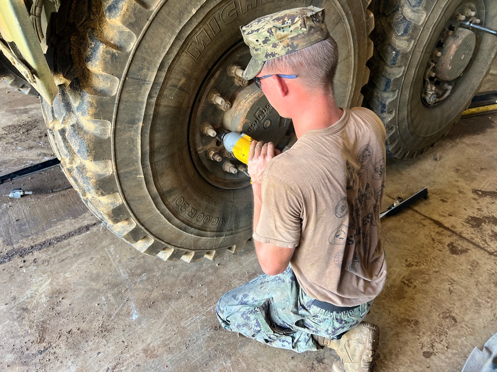 NMCB 133 Deployed to Tinian