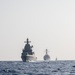 USS Mitscher (DDG 57) sails in formation with INS Magen and INS Hanit of the Israel Defense Force