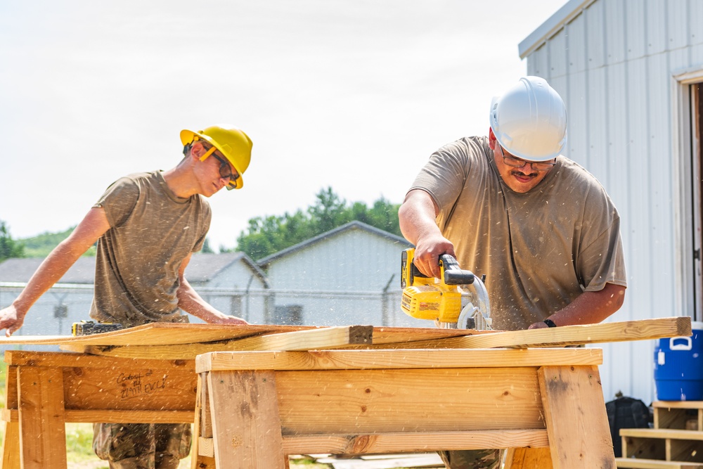 372nd Engineer Company Troop Projects at Fort McCoy WI