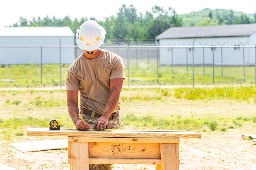 372nd Engineer Company Troop Projects at Fort McCoy WI
