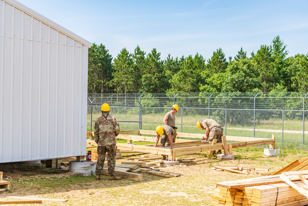 372nd Engineer Company Troop Projects at Fort McCoy WI
