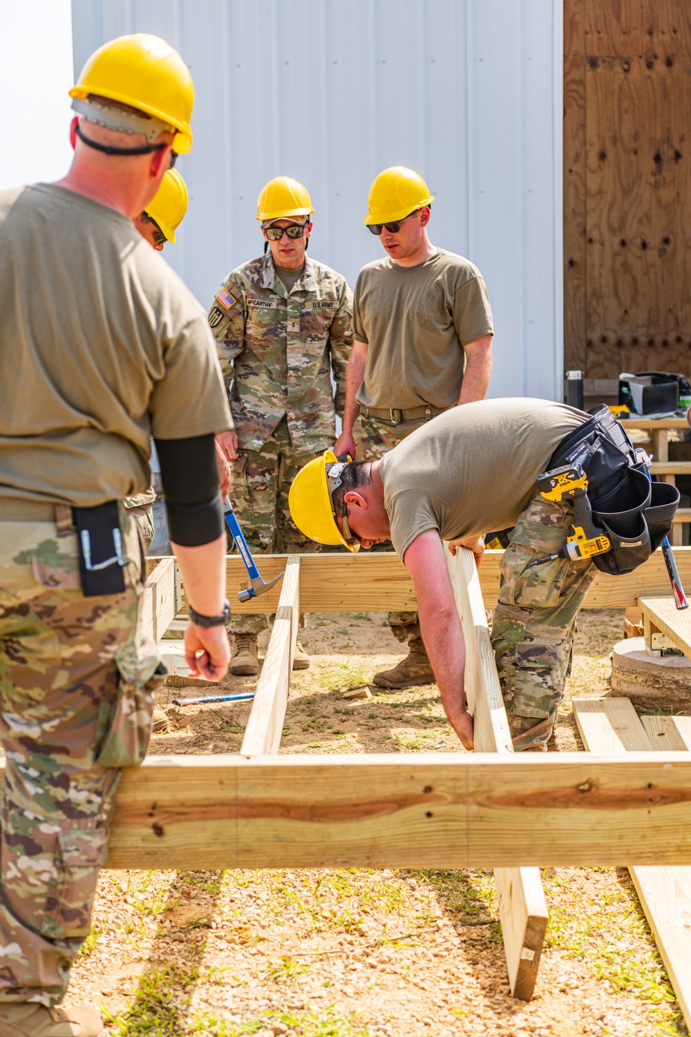 372nd Engineer Company Troop Projects at Fort McCoy WI