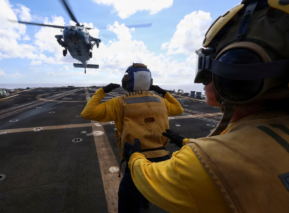 USS Bainbridge (DDG 96) Flight Operations