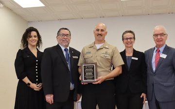 NSMRL Diver Recognized as Chamber of Commerce of Eastern CT Serviceperson of the Year