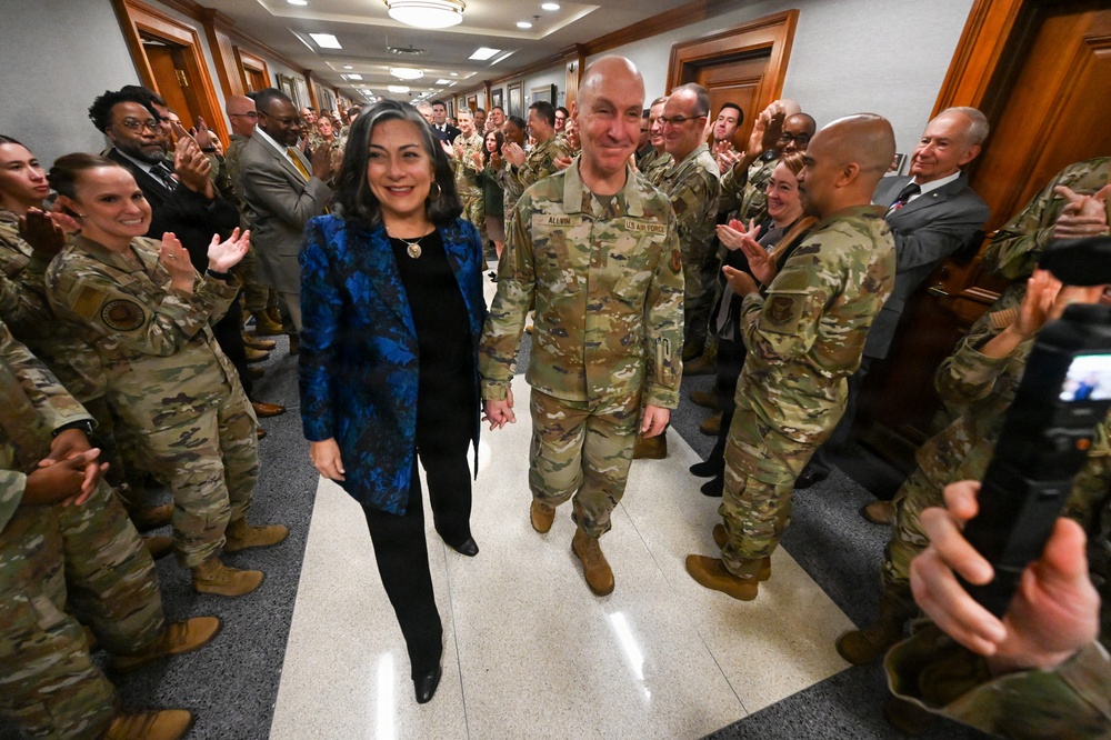 CSAF Allvin Clap Out