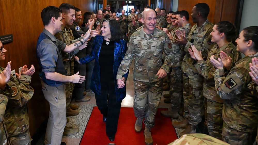 CSAF Allvin Clap Out