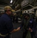 Commander, Carrier Strike Group 12 Visits USS Bainbridge (DDG 96)