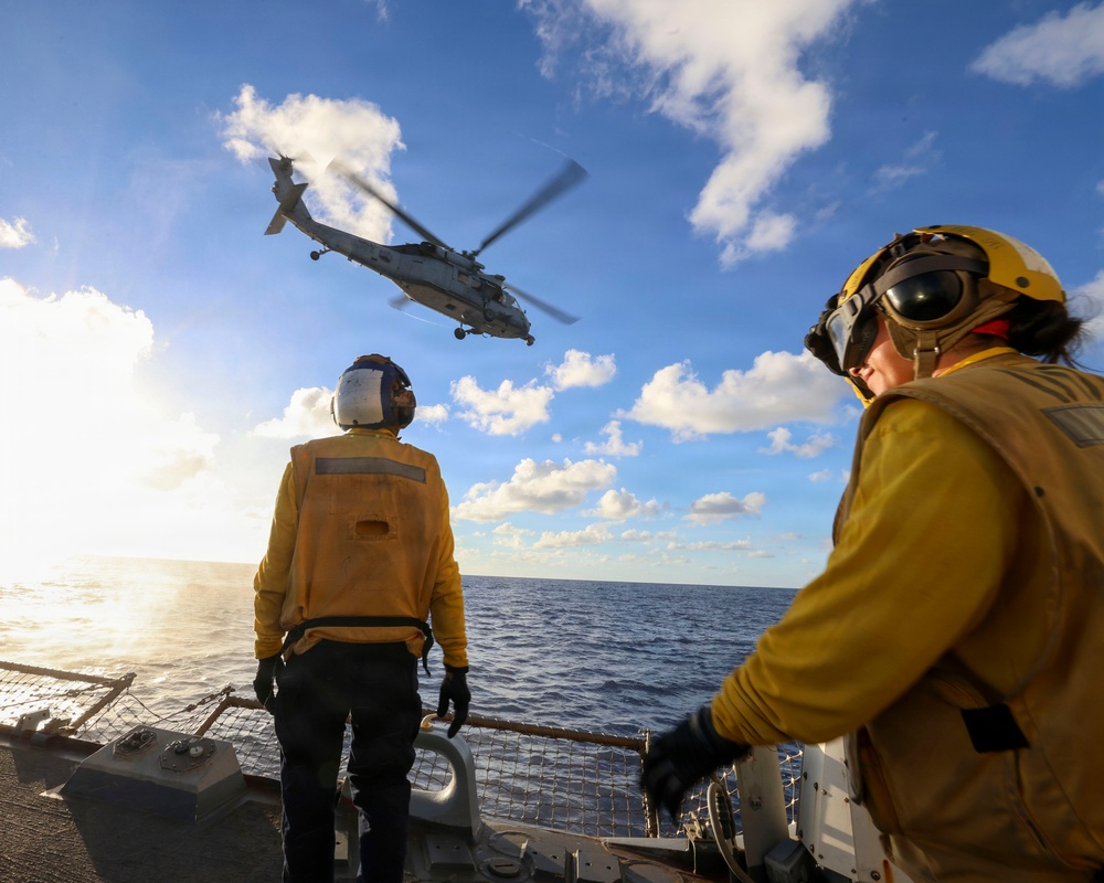USS Bainbridge (DDG 96) Flight Operations