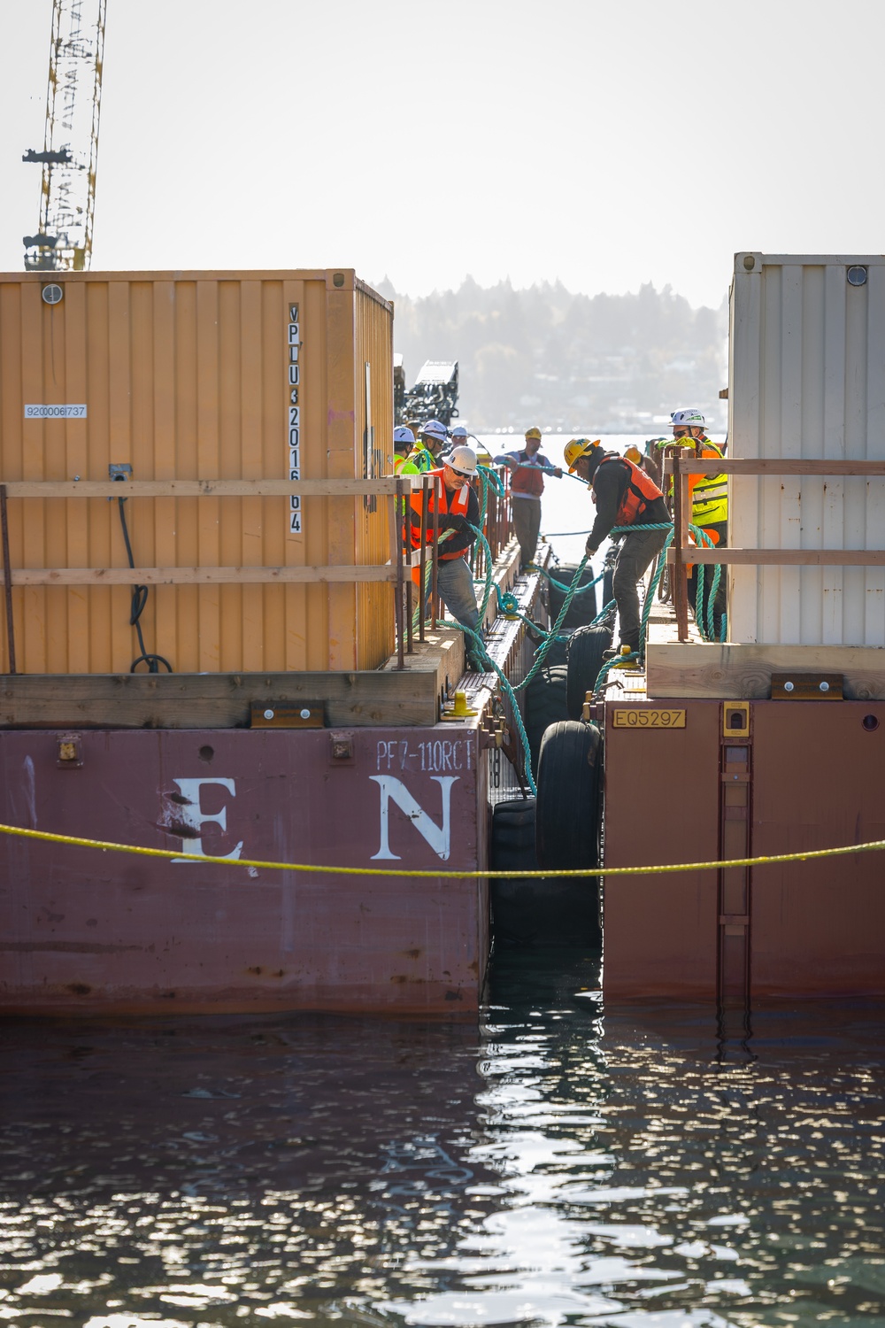 Beginning Dry Dock-4 Seismic Upgrades