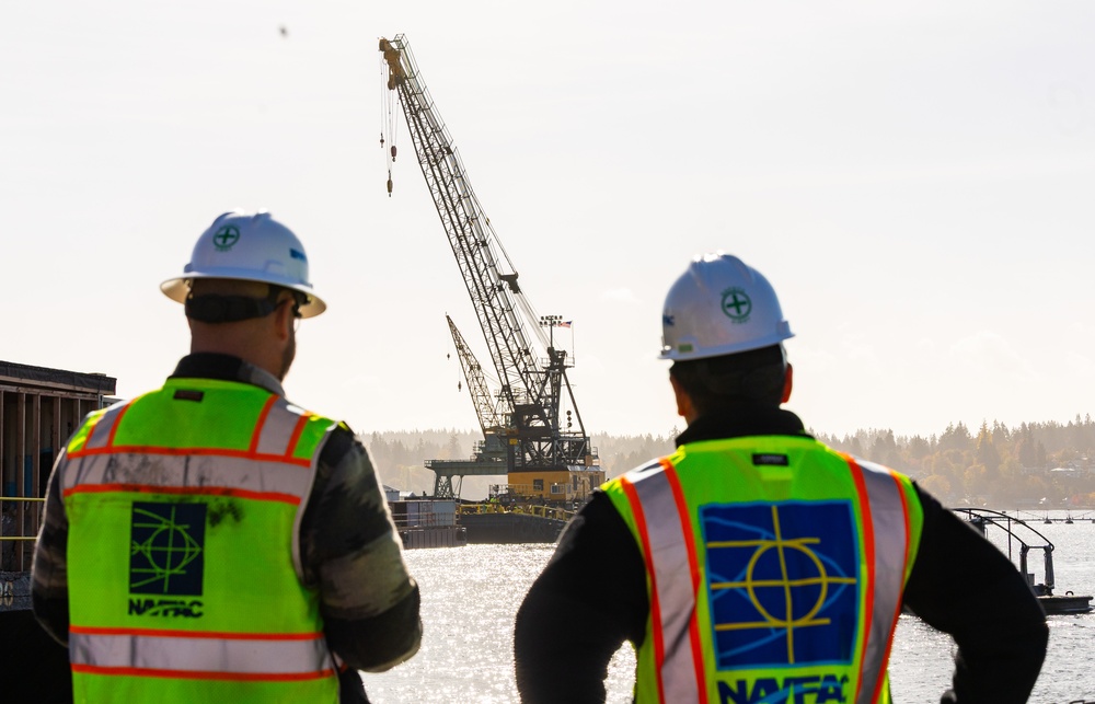 Beginning Dry Dock-4 Seismic Upgrades