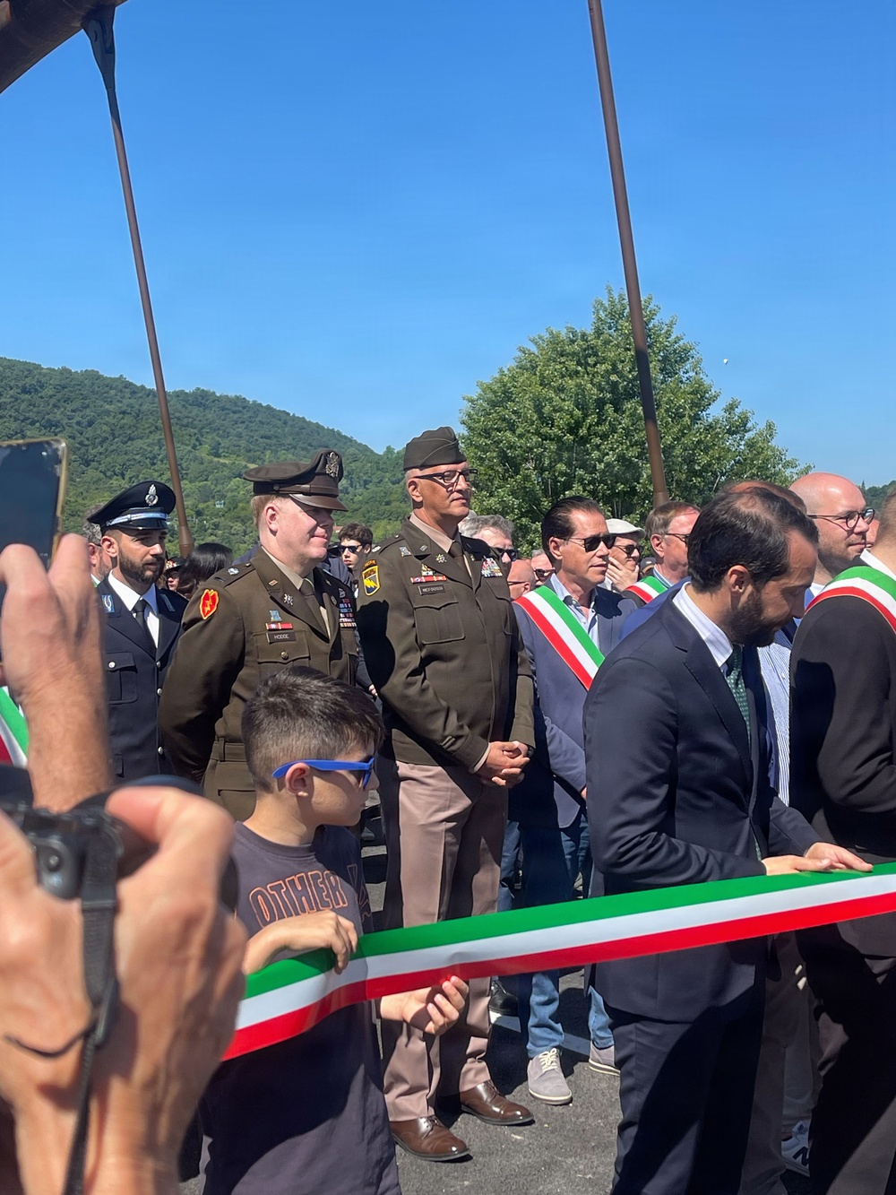 207th Military Intelligence Brigade – Theater Leaders Join Secula Bridge Opening in Longare