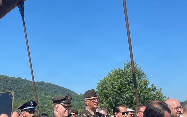207th Military Intelligence Brigade – Theater Leaders Join Secula Bridge Opening in Longare