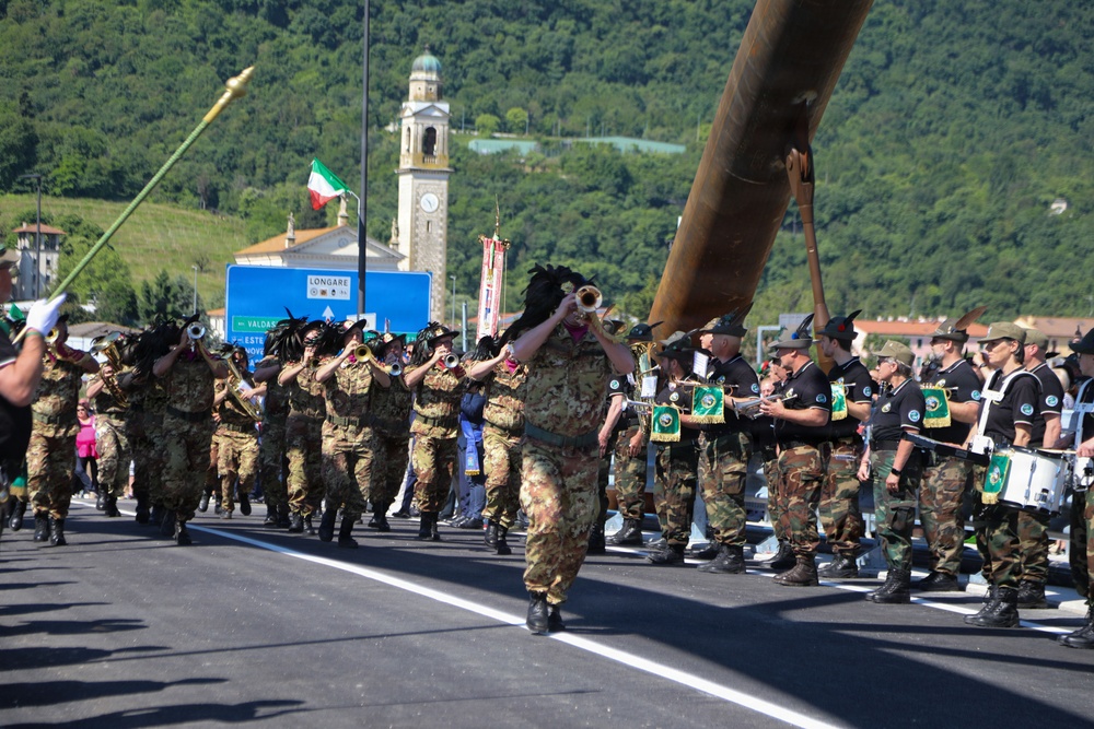 207th Military Intelligence Brigade – Theater Leaders Join Secula Bridge Opening in Longare