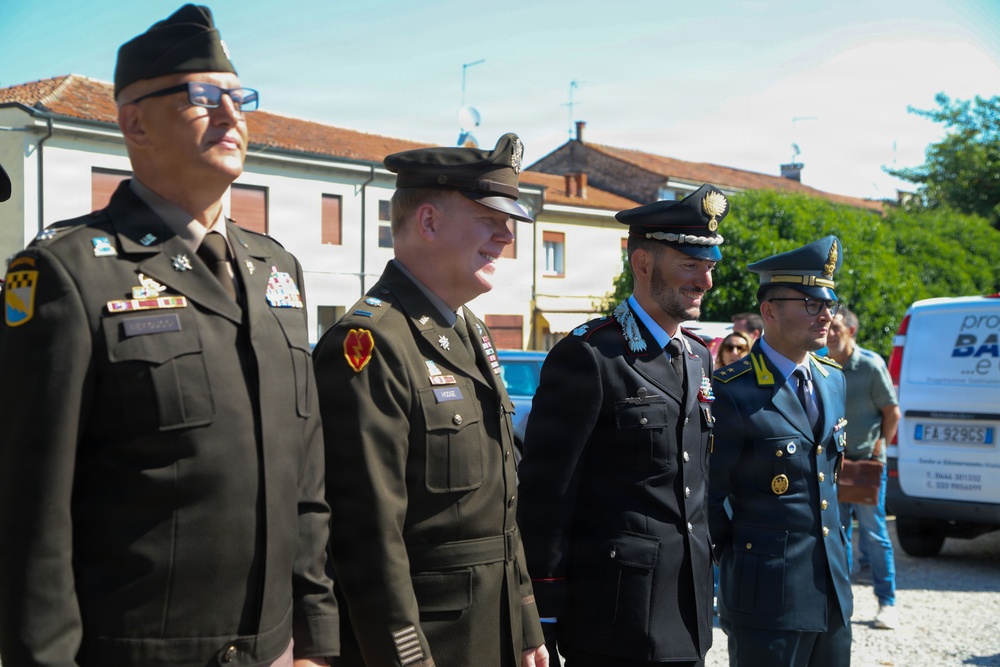 207th Military Intelligence Brigade – Theater Leaders Join Secula Bridge Opening in Longare