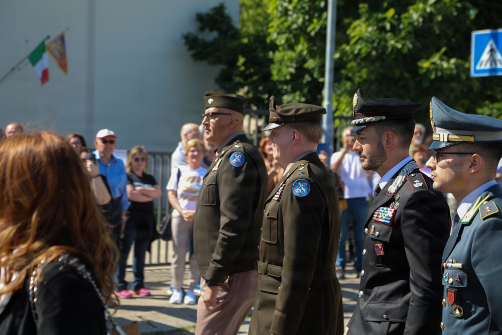 207th Military Intelligence Brigade – Theater Leaders Join Secula Bridge Opening in Longare