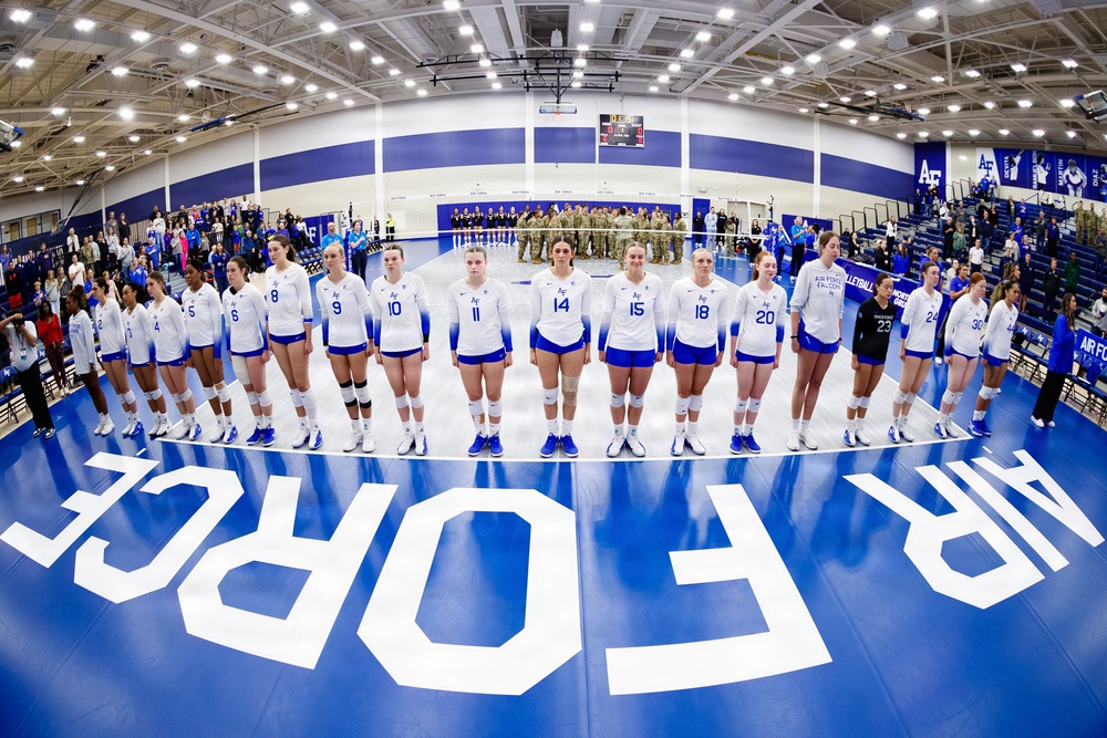 USAFA Volleyball vs San Jose State 2025