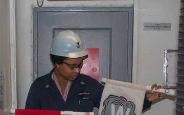 Reagan Sailors Conduct Damage Control Drill