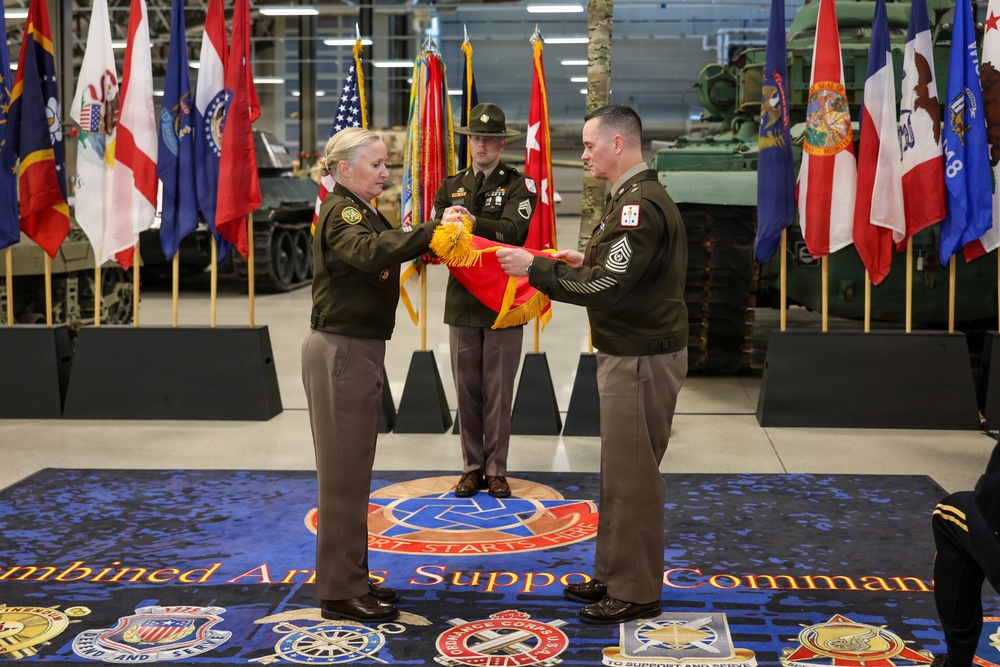 CASCOM/SCOE changes commanders, outgoing commander promoted