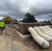 Rains pause work along Natomas Reach A, but pumping plant valve vault work continues