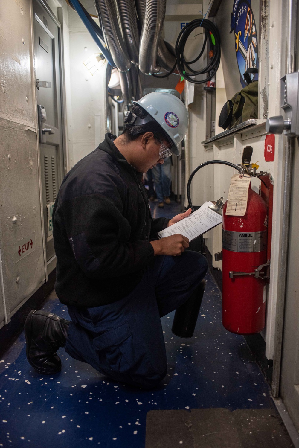 Ronald Reagan Sailors Knock Out Maintenance