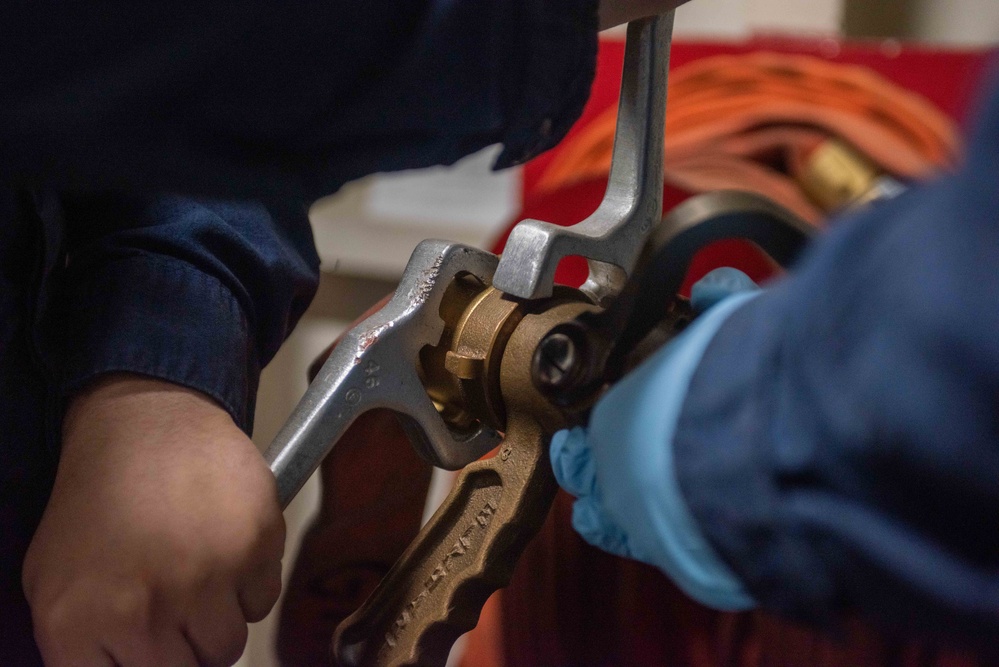 Ronald Reagan Sailors Knock Out Maintenance