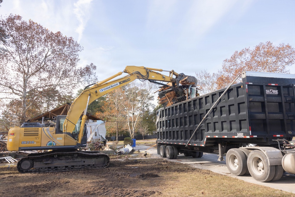 Officer Housing Demolition